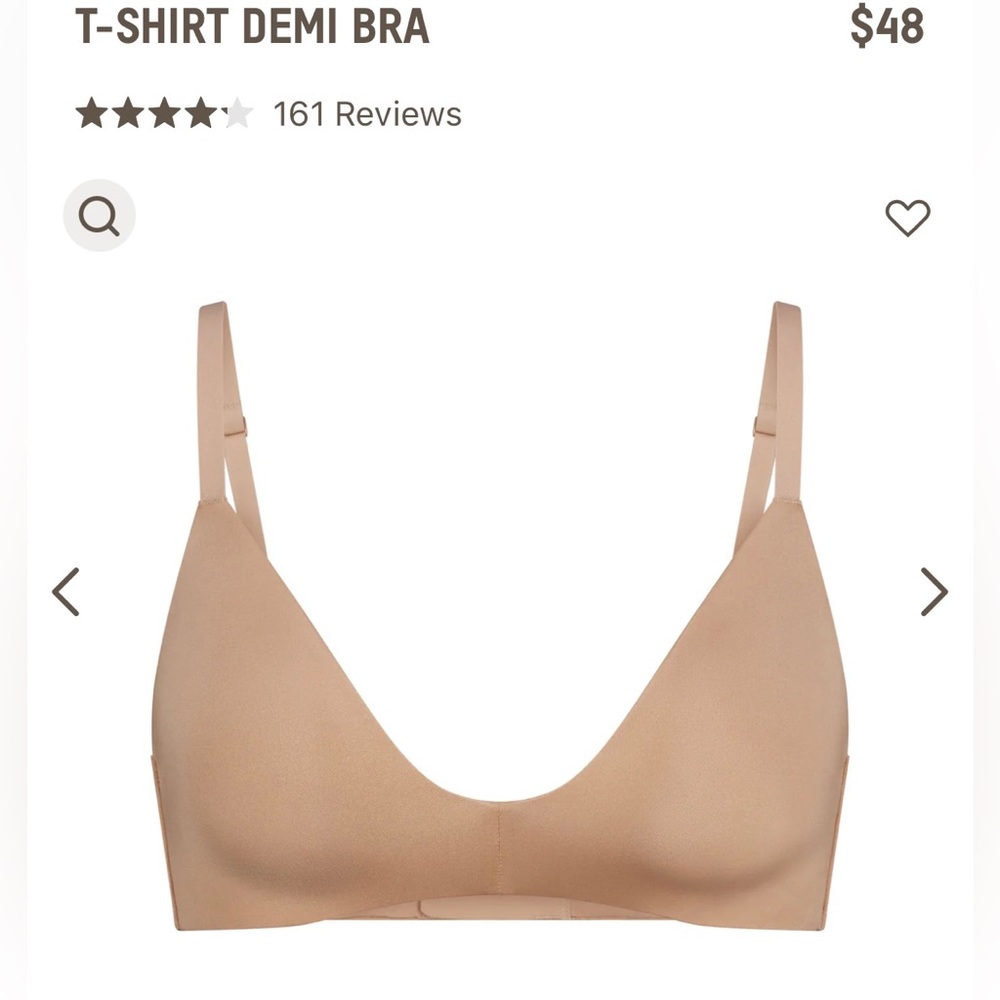 SKIMS T-shirt Demi Bra